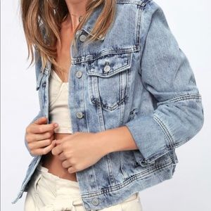 Free people - Light wash rumors jean jacket